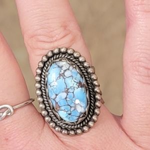 Elgin Tom-Golden Hills Tourquoise-Size 9-Stearling silver